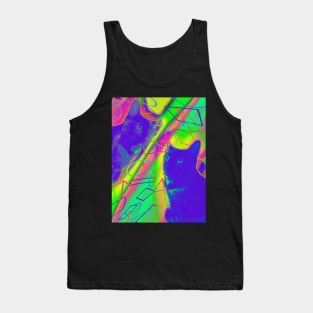 Halftone Cat V1 Tank Top